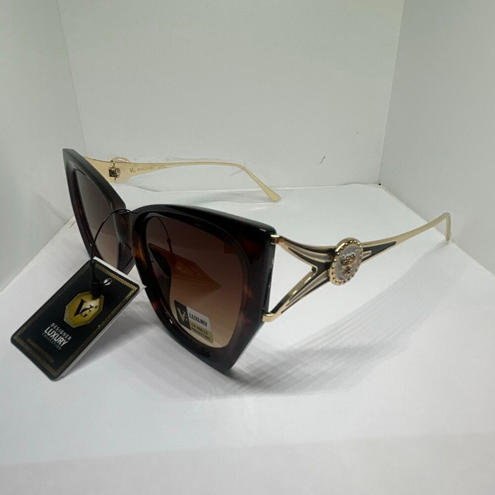 VG Tortoise Luxury Designer Cat Eye Sunglasses UV400 Fashion Statement